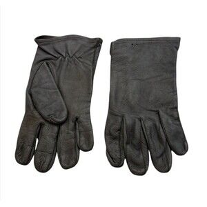 German Bundeswehr GW Gloves Size 9.5 German Military Grey Leather WW2 Reenacting